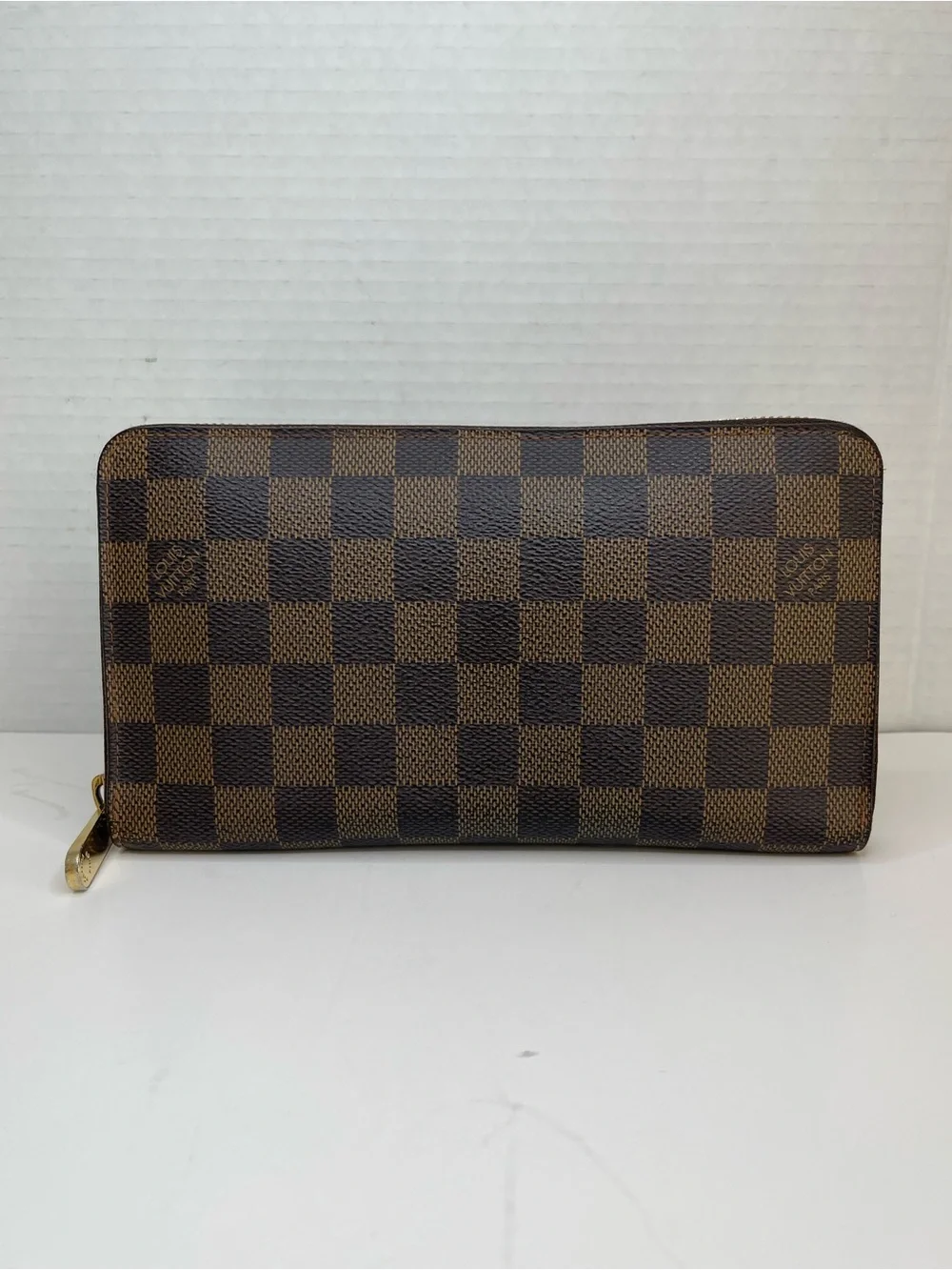 Louis Vuitton Damier Ebene Zippy Organizer Long Wallet